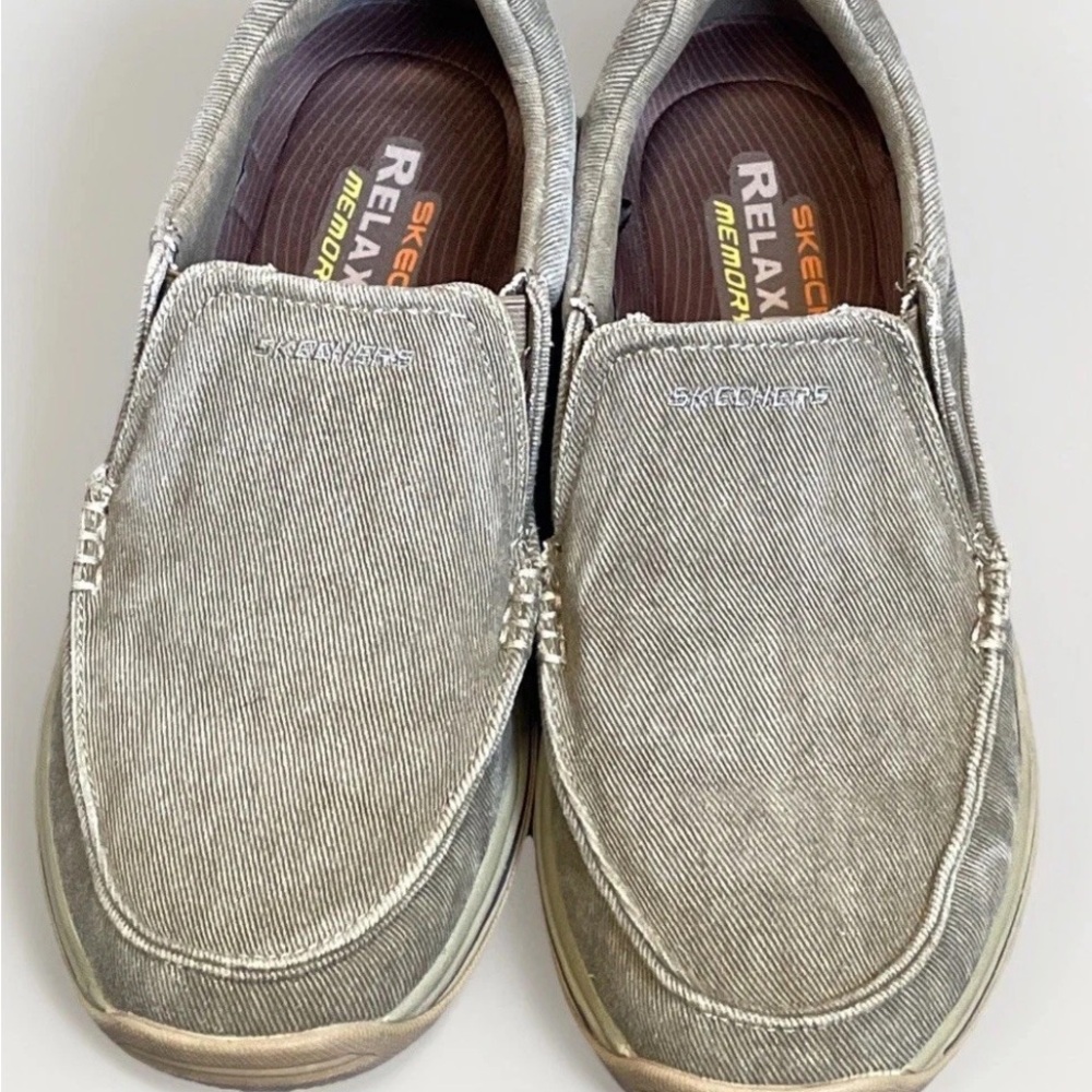Skechers Men's Taupe Slip-On Loafers
